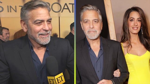 Why George Clooney Says Amal's Red Carpet Looks Make Him Feel 'Embarrassed' (Exclusive)