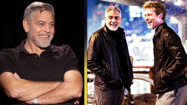 George Clooney Ribs 'Pretty Boy' Brad Pitt as He Teases Their Big Screen Reunion (Exclusive)
