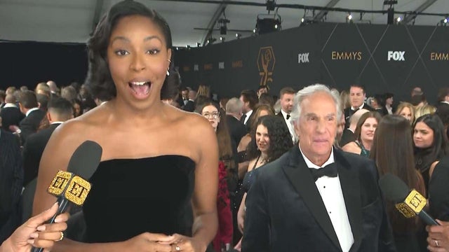 Watch Jessica Williams Get Starstruck by Henry Winkler Mid-Interview at Emmys (Exclusive)