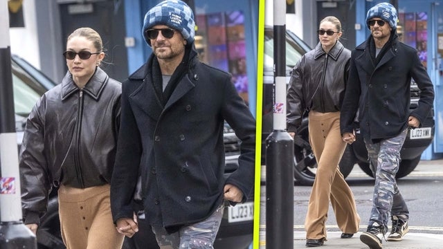 Bradley Cooper and Gigi Hadid Hold Hands During London Outing