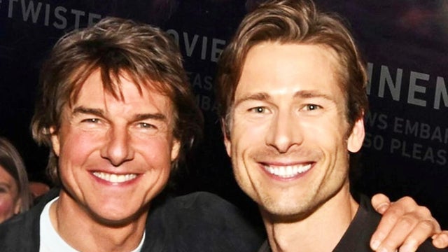 Tom Cruise and Glen Powell Reunite at ‘Twisters’ Premiere