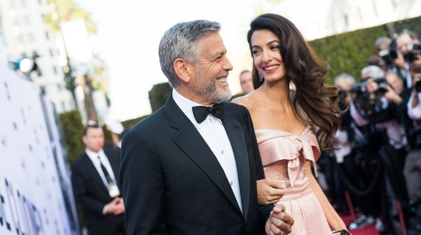 George and Amal Clooney at AFI event