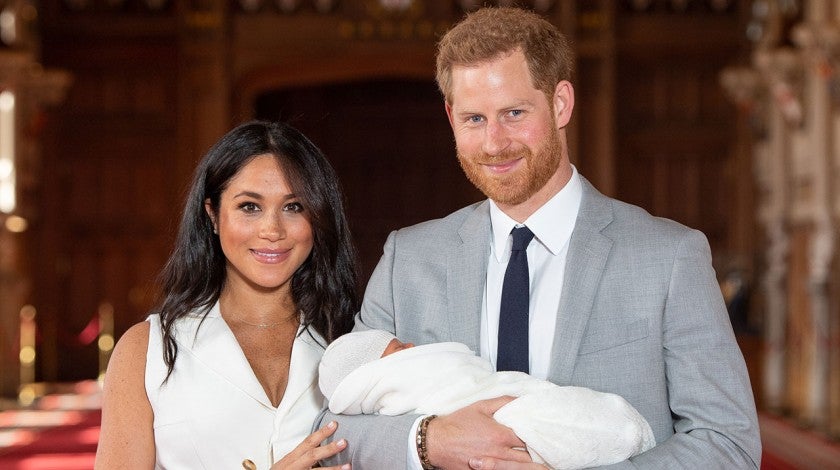 Meghan Markle, Archie and Prince Harry on may 8