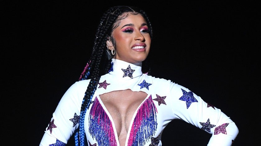 Cardi B onstage during the 92.3 Real Street Festival 