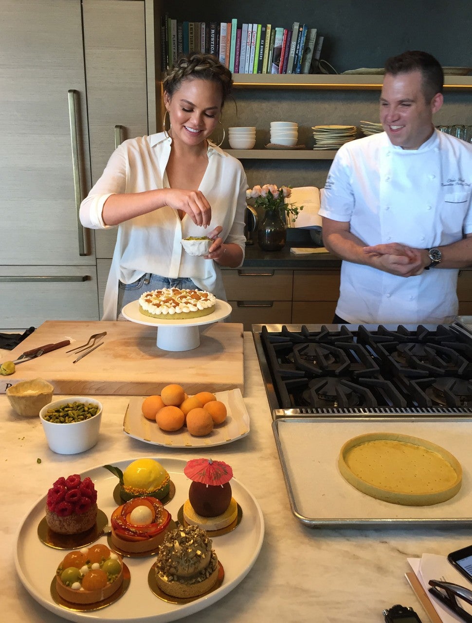 Chrissy Teigen and Chef Ford