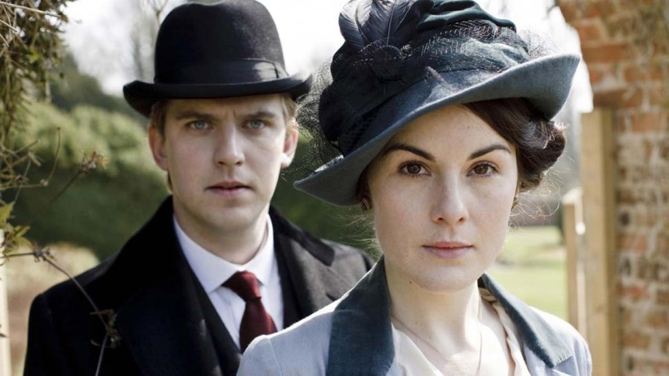 Dan Stevens and Michelle Dockery in 'Downton Abbey'