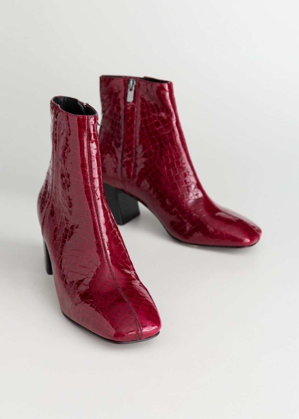 & Other Stories square toe boots
