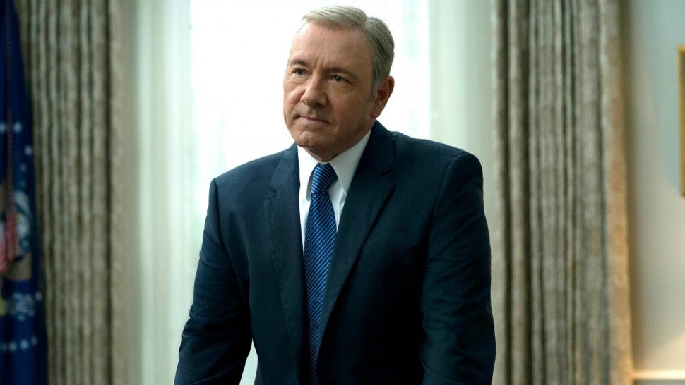 tv departures house of cards kevin spacey