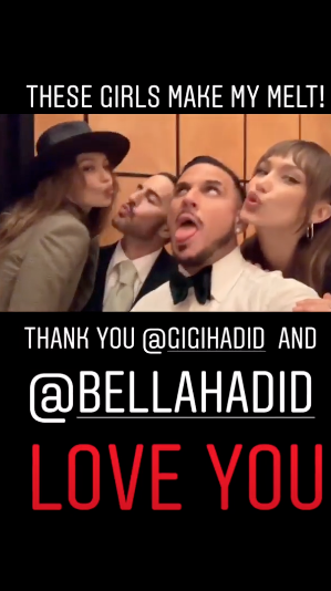 Marc Jacobs, Char Defrancesco, Gigi Hadid, Bella Hadid