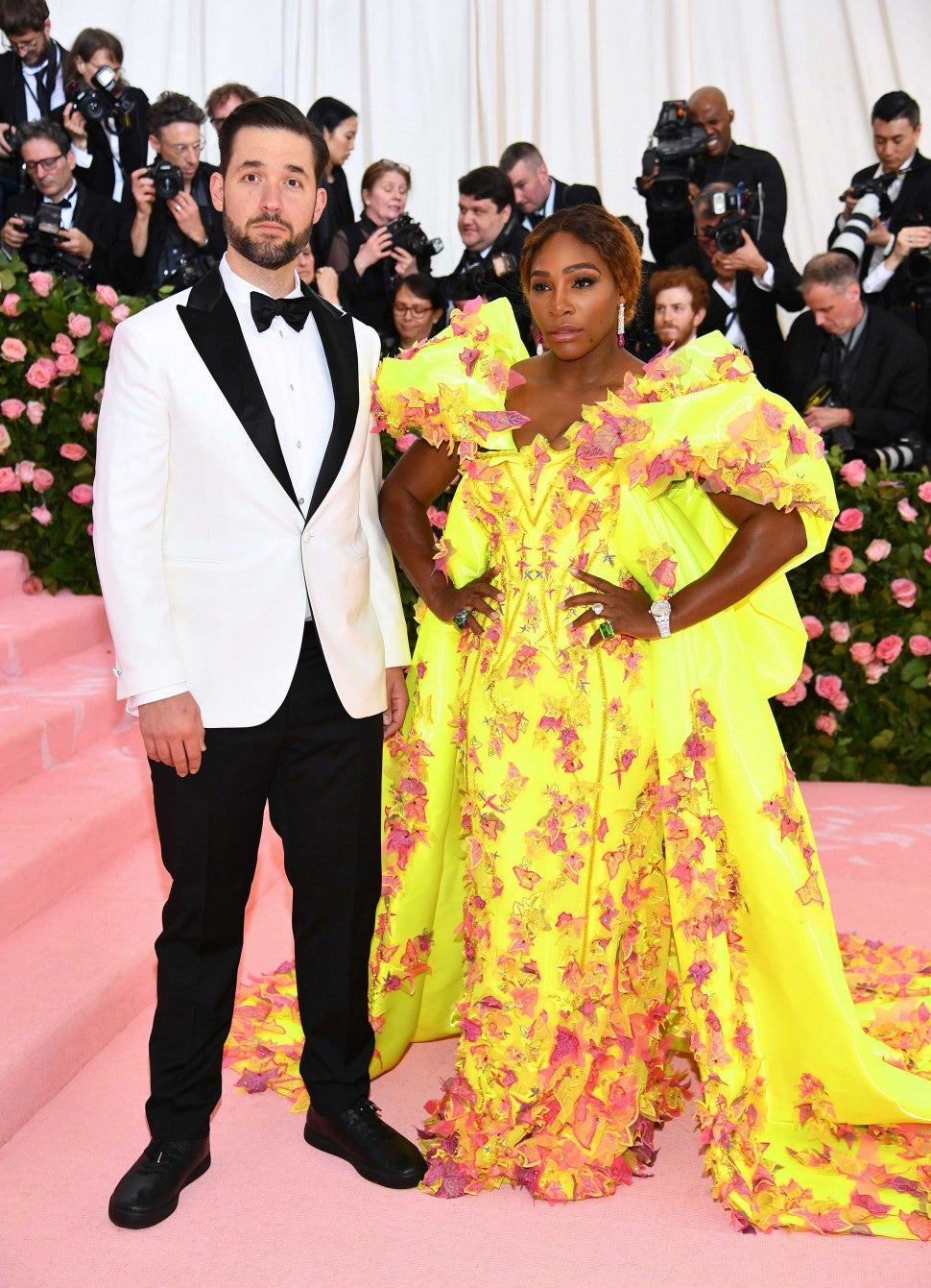 Alexis Ohanian and Serena Williams at the 2019 Met Gala