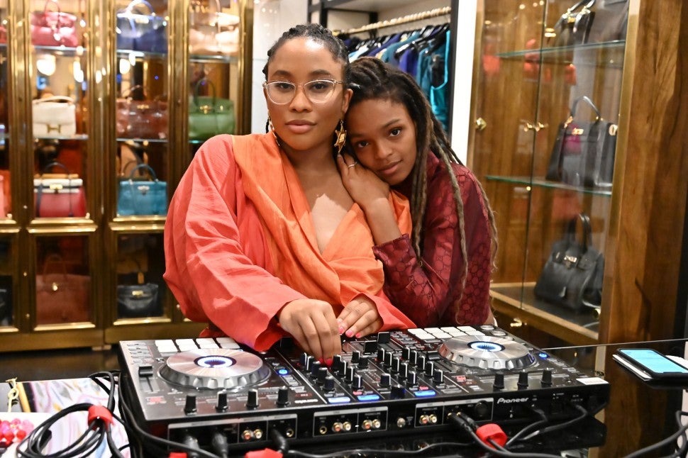 Zuri and Selah Marley at the eBay x What Goes Around Comes Around partnership launch party