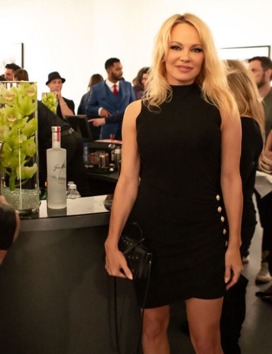 Pamela Anderson hosts charity event in weho