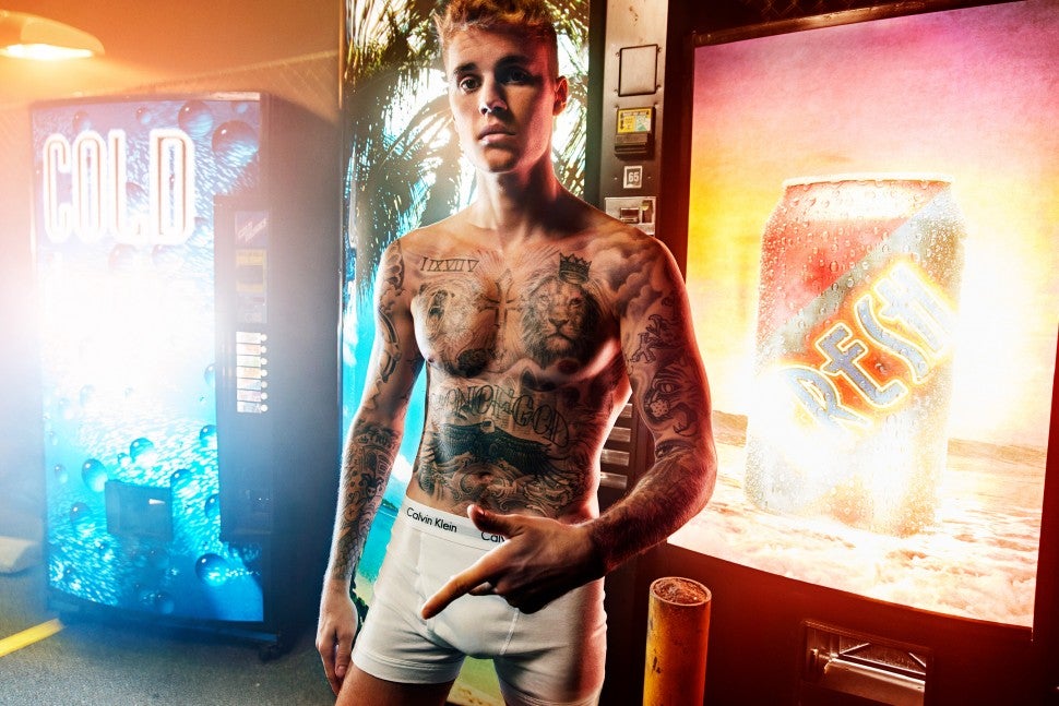 Justin Bieber in Calvin Klein campaign spring 2020