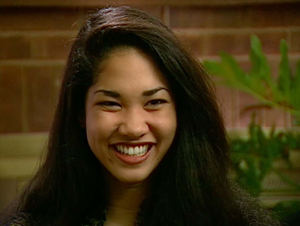 Kimora Lee Simmons, then Kimora Perkins, sits down with ET at home in St. Louis in 1990.