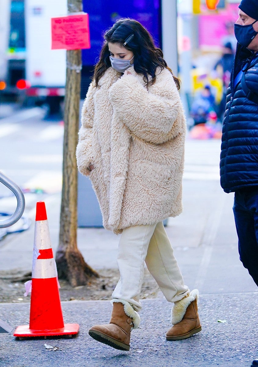 Selena Gomez wearing Ugg Baily Button II Boot