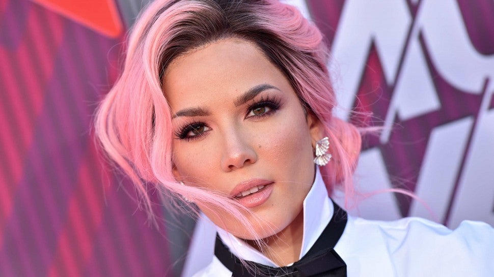Halsey arrives at the 2019 iHeartRadio Music Awards which broadcasted live on FOX at Microsoft Theater on March 14, 2019 in Los Angeles, California. 