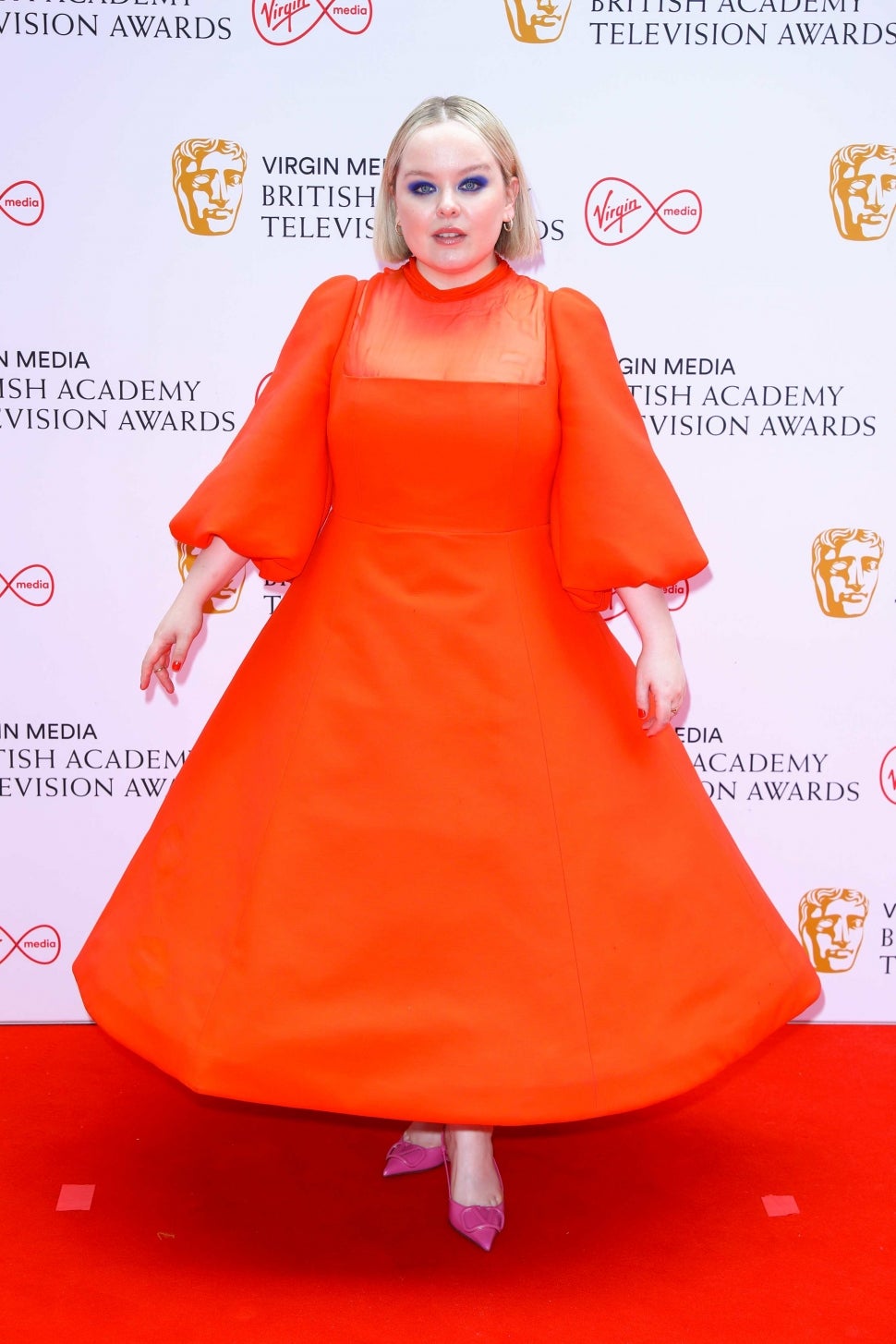 Nicola Coughlan attends the Virgin Media British Academy Television Awards 2021 at Television Centre on June 06, 2021 in London, England.