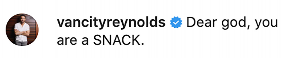 Ryan Reynolds Comment