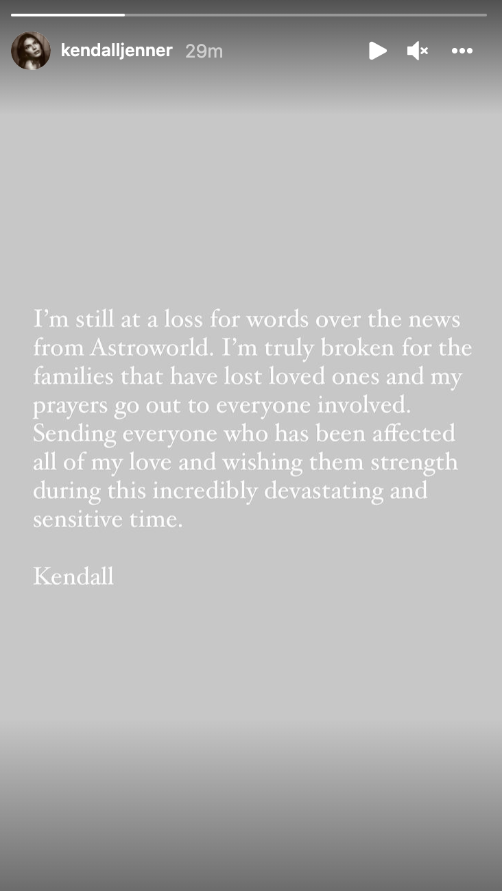 Kendall Jenner Instagram Stories