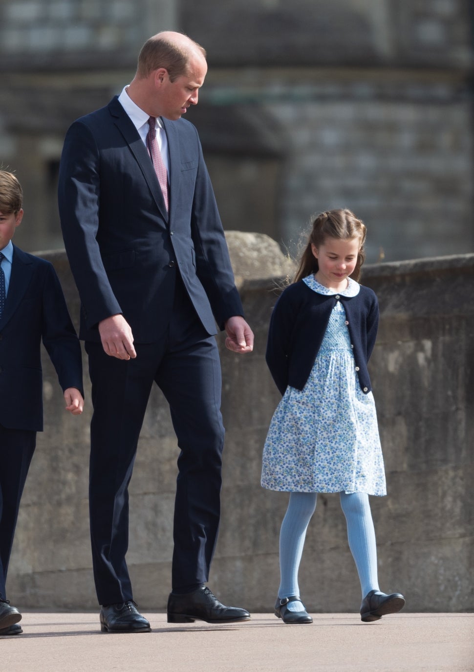 Prince William and Princess Charlotte 