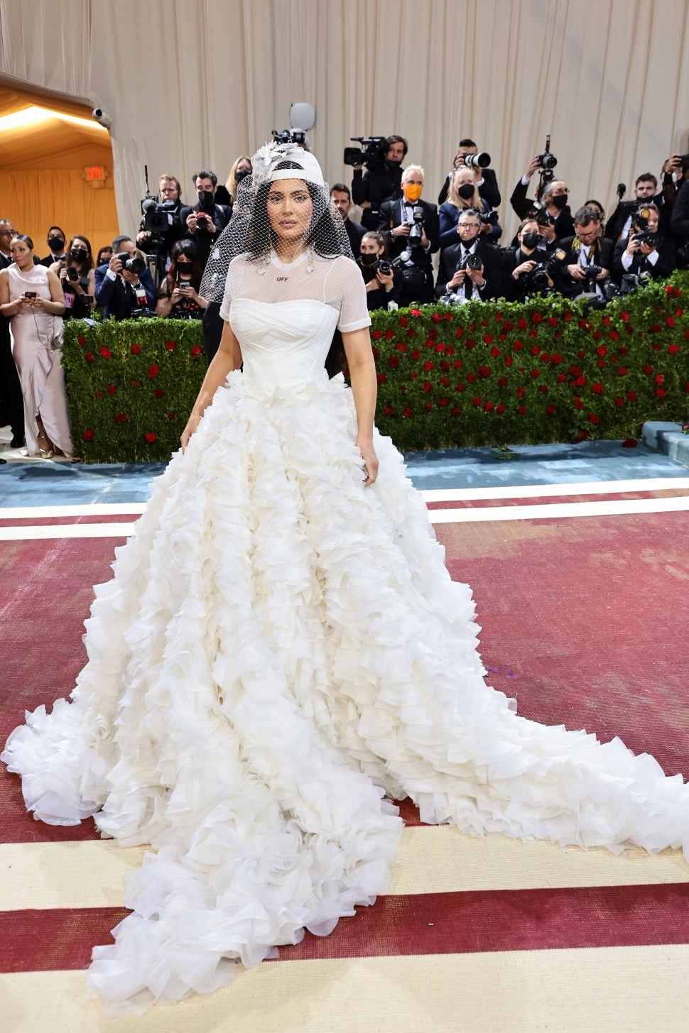 Kylie Jenner attends The 2022 Met Gala Celebrating "In America: An Anthology of Fashion" at The Metropolitan Museum of Art on May 02, 2022 in New York City. 