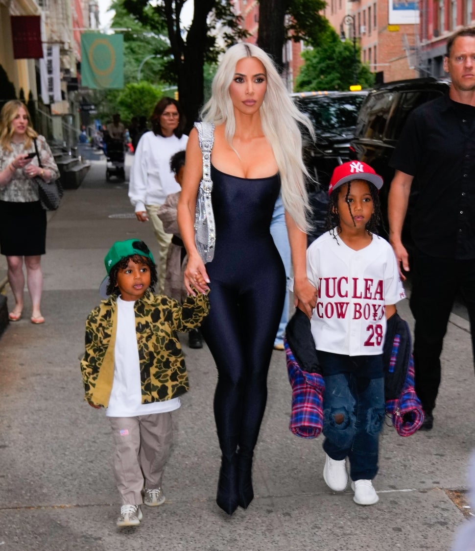 Kim Kardashian's two sons interrupted her Tonight Show interview