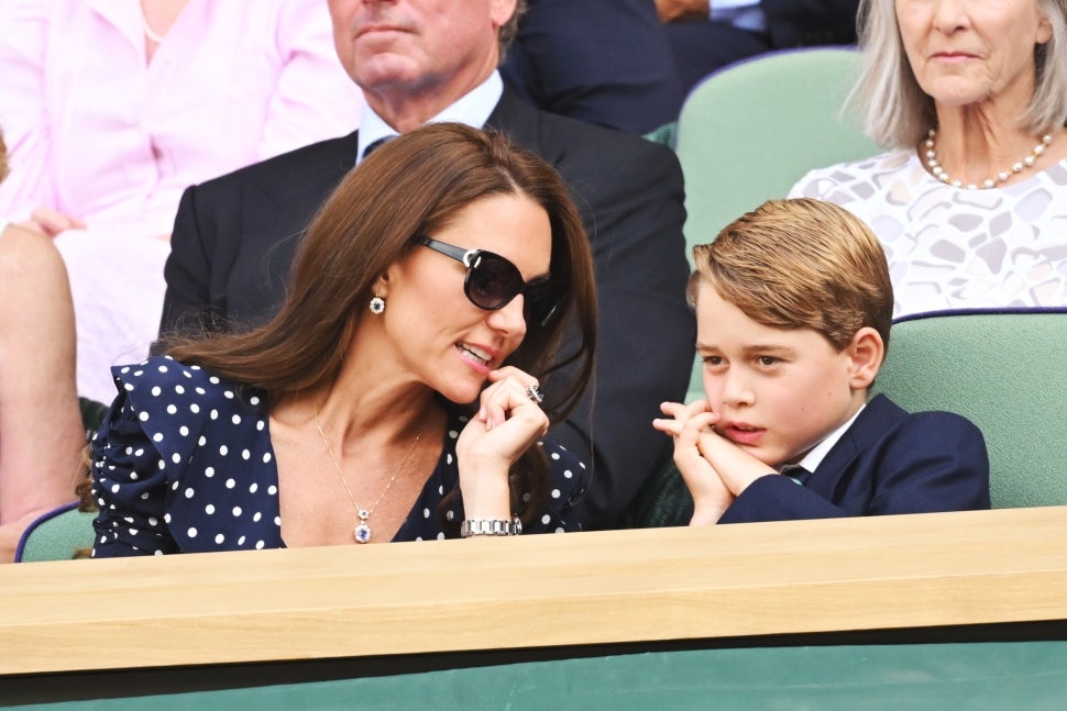 Prince George Joins Kate Middleton and Prince William at Wimbledon 