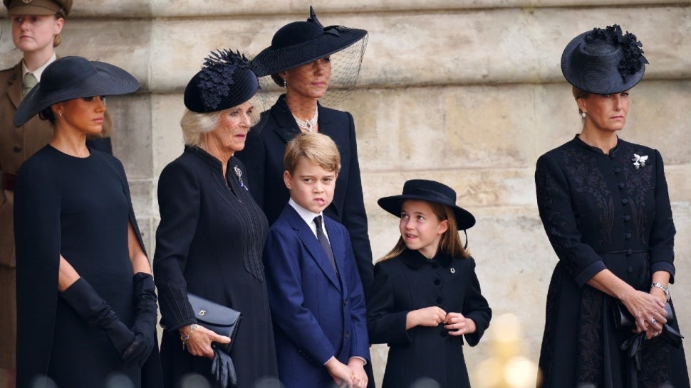 Royals exit funeral