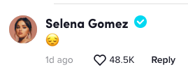 Selena Gomez comment