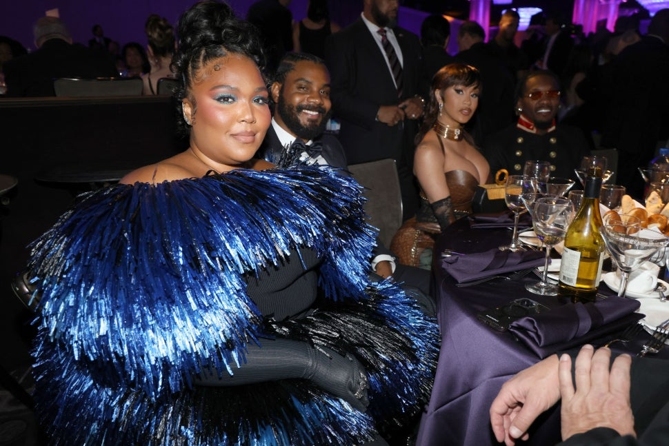 Lizzo and Myke Wight with Cardi B and Offset