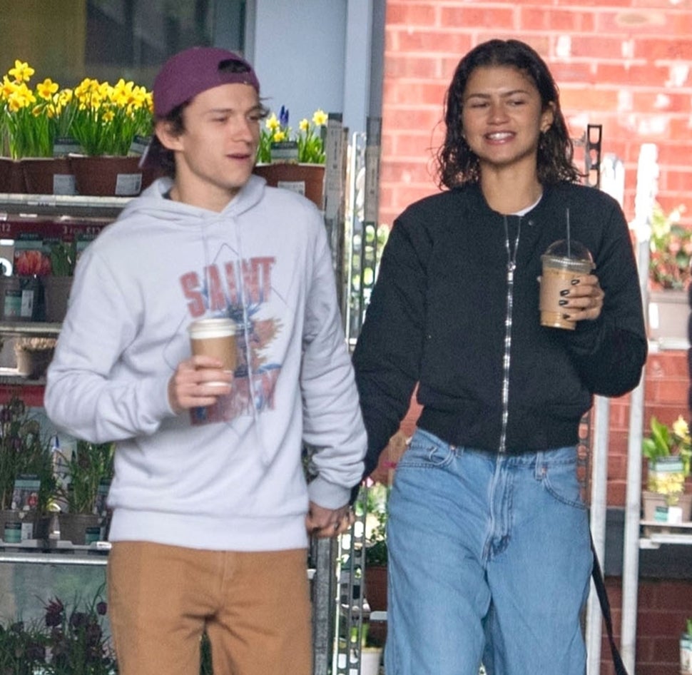 Zendaya and Tom Holland take a stroll in the UK