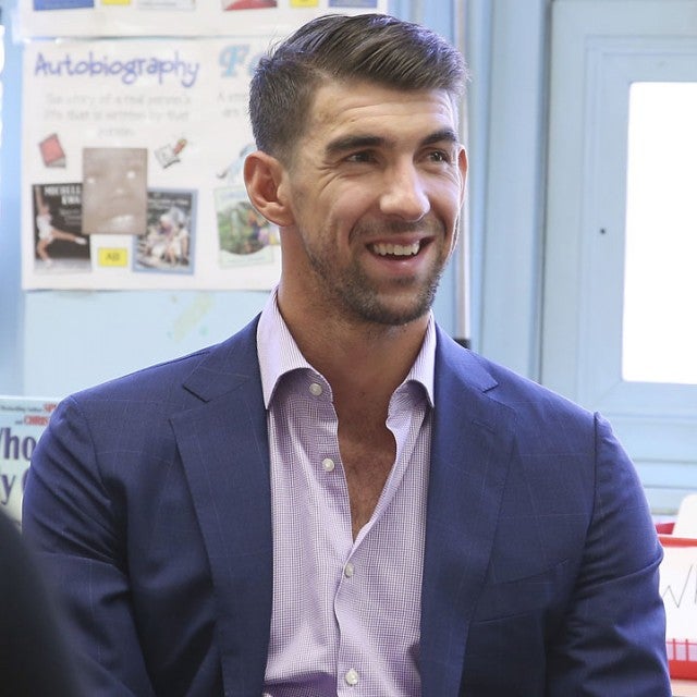 Michael Phelps at Colgate event