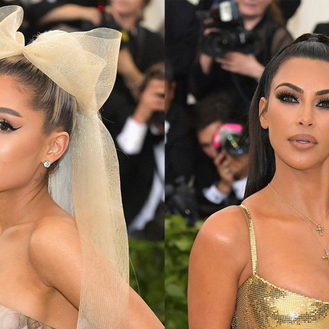 Ariana Grande and Kim Kardashian at 2018 Met Gala
