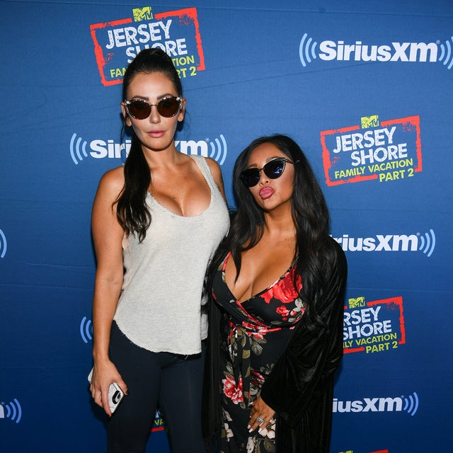 JWoww and Snooki at SiriusXM show taping in Point Pleasant