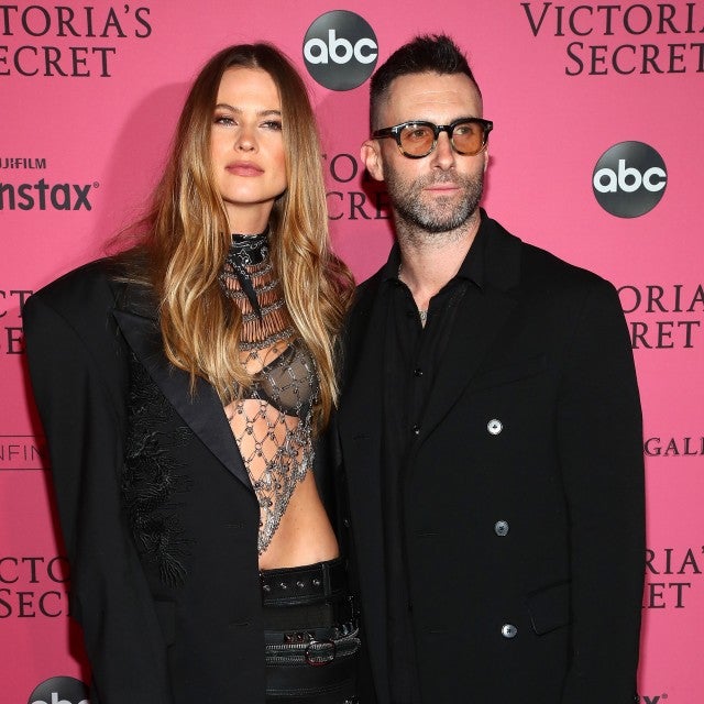 Behati Prinsloo and Adam Levine at Victoria's Secret After Party