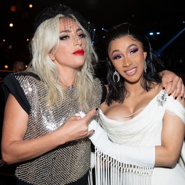 Lady Gaga and Cardi B inside grammys 2019