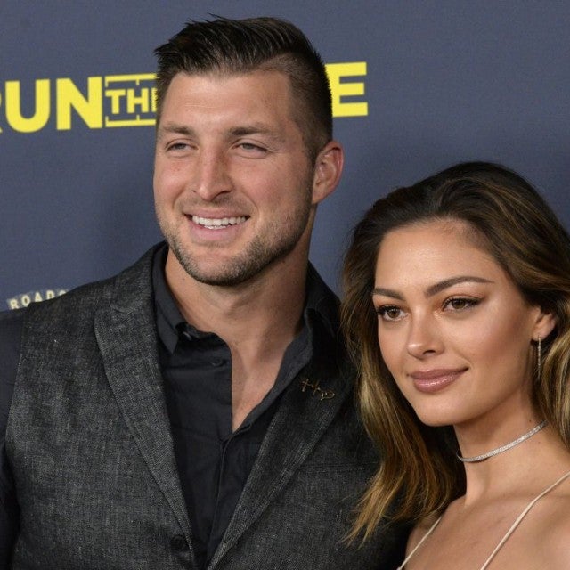 Tim Tebow and Demi-Leigh Nel-Peters at Run to Race