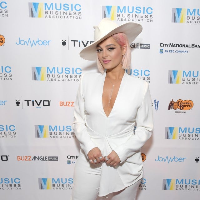 Bebe Rexha at the Music Biz 2019 Awards & Hall of Fame event