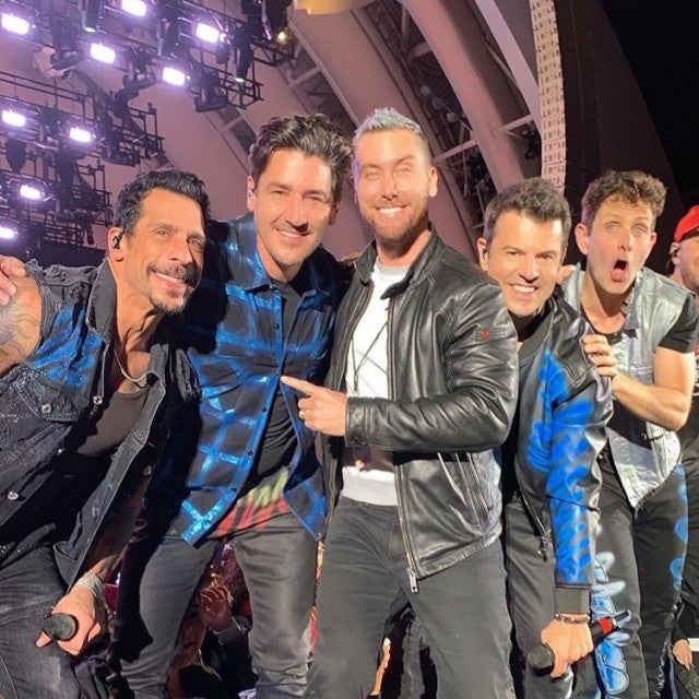 New Kids on the Block and Lance Bass at Hollywood Bowl