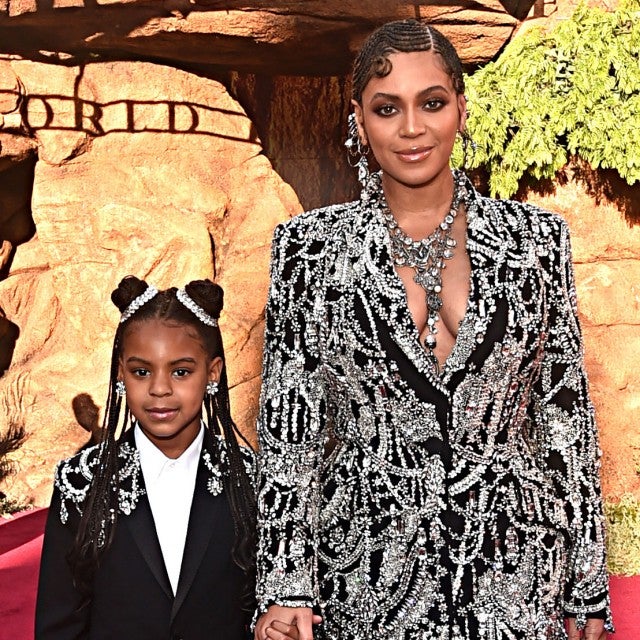 Beyonce and Blue Ivy at lion king world premiere