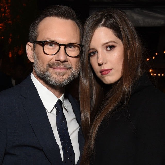 Christian Slater and Brittany Lopez at the 2018 GQ Men of the Year Party 