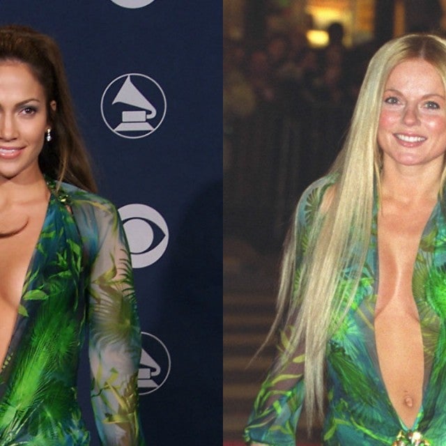 Jennifer Lopez Geri Halliwell Versace Dress