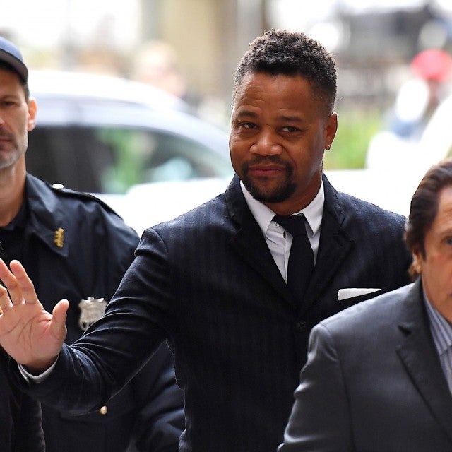 Cuba Gooding Jr. arrives for his trial on his sexual assault case on October 10, 2019, in New York City.