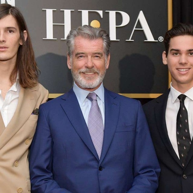 Pierce Brosnan and sons