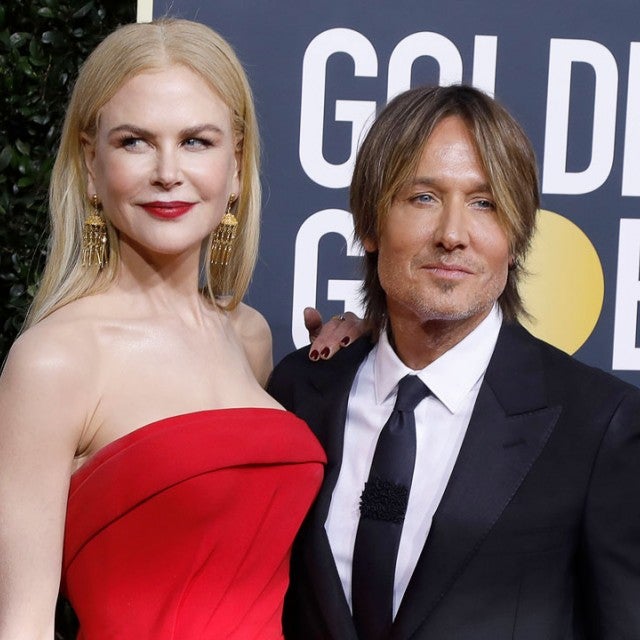 Nicole Kidman and Keith Urban at the 77th Annual Golden Globe Awards