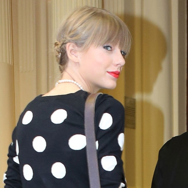 Taylor Swift seen at her hotel on November 7, 2012 in London