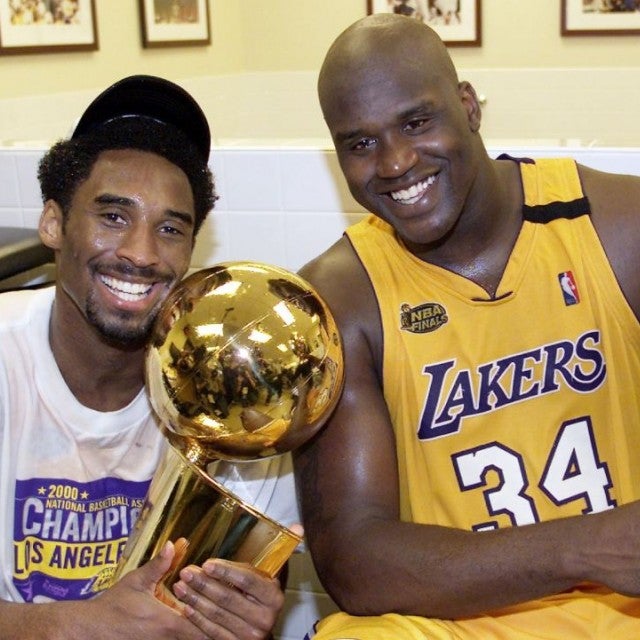 Shaq O'Neal and Kobe Bryant