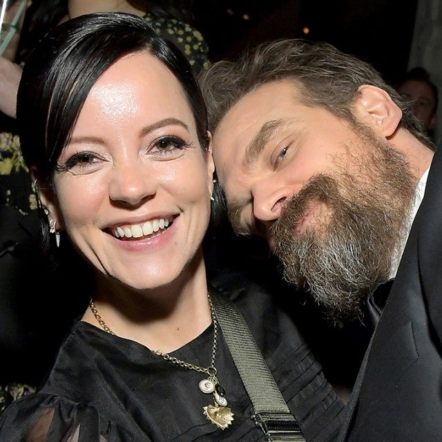 Lily Allen and David Harbour at 2020 Netflix SAG After Party 