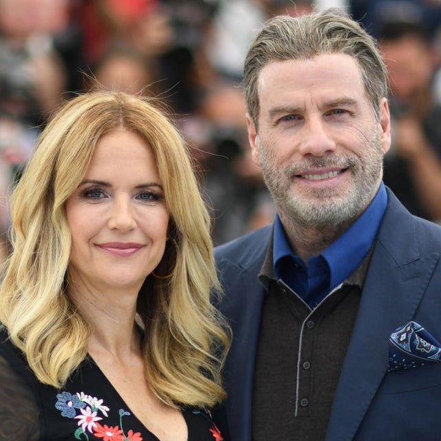 John Travolta and Kelly Preston at cannes in 2018