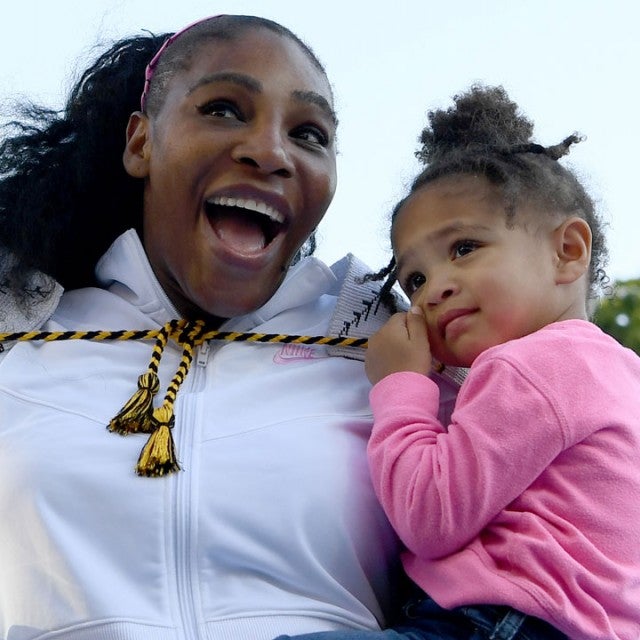 Serena Williams and daughter Alexis Olympia in january 2020